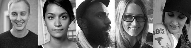 Jerry Carlsson, Rojda Sekersöz, Ahmed Abdullahi, Anna Zackrisson och Ragnhild Ekner