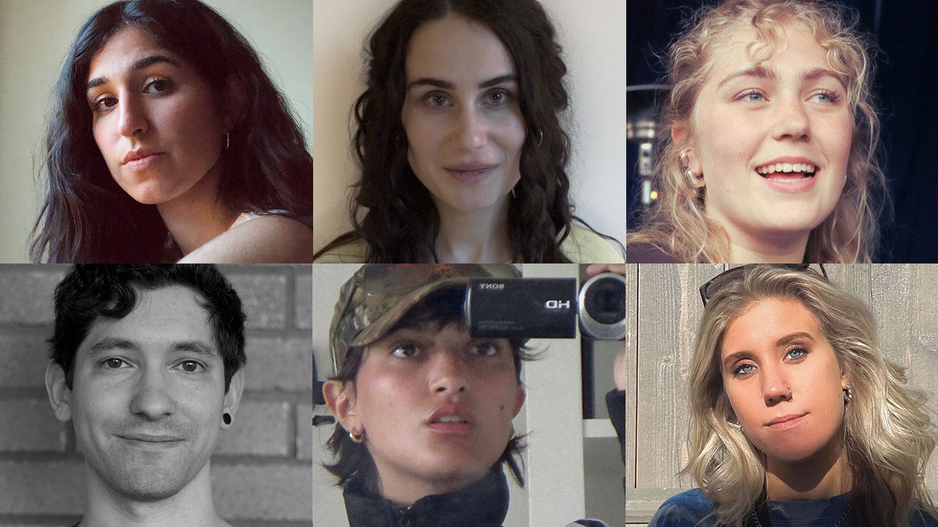 Collage med sex närbilder på deltagarna.